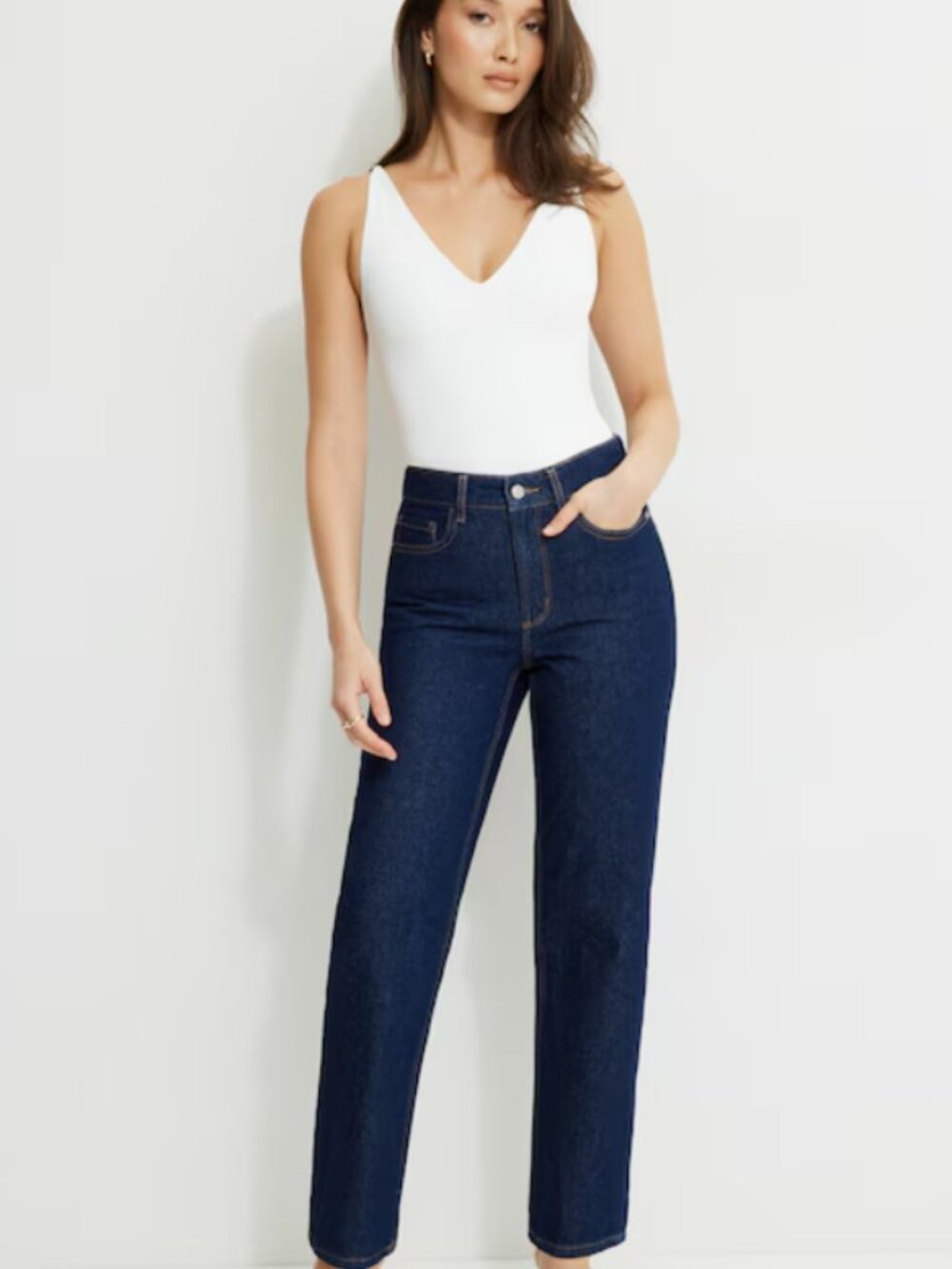 Dynamite Justina Straight Leg Jeans - Size 8